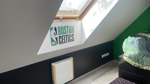 Customer photo review of Sticker Basket personnalisé  des Celtics