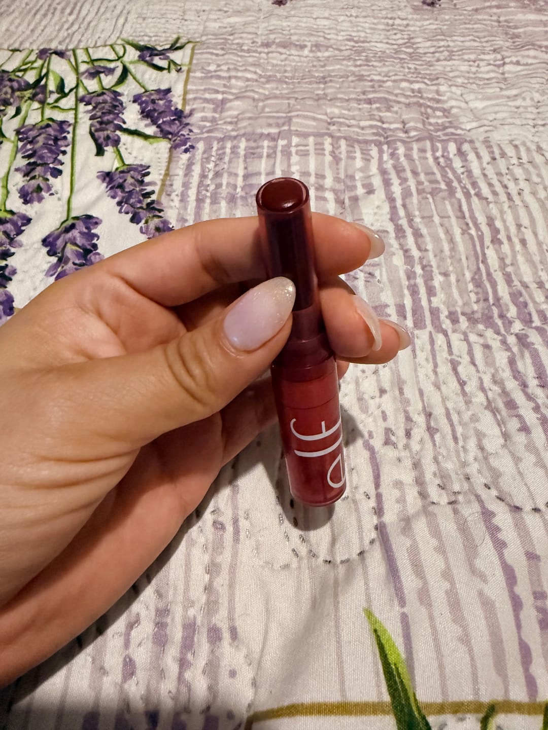 Customer photo review of Sheer Slick Lipstick