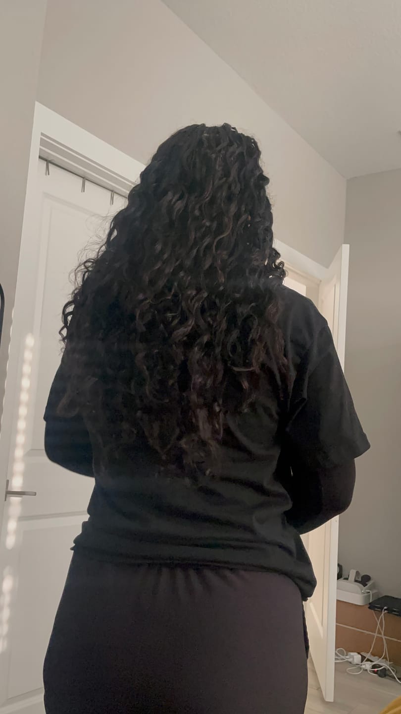Customer photo review of Loose Wave Human Crochet Hair