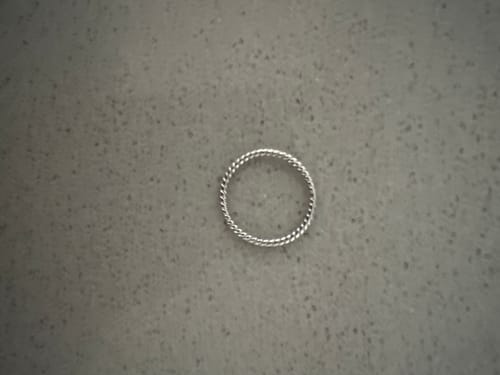 Customer photo review of ANILLO TWIST PLATA