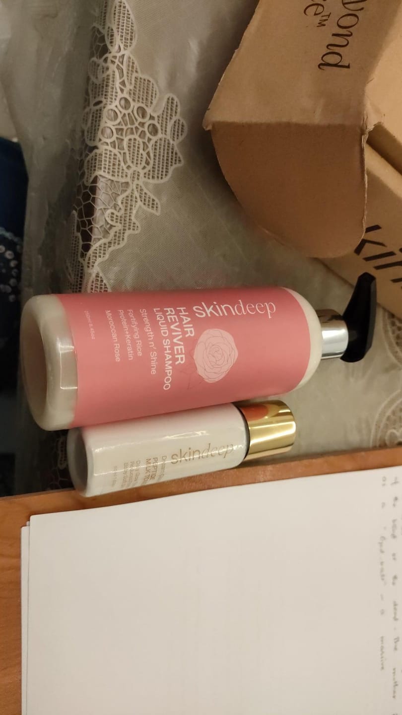 Customer photo review of HAIR REVIVER - Rice Protein Liquid Shampoo
