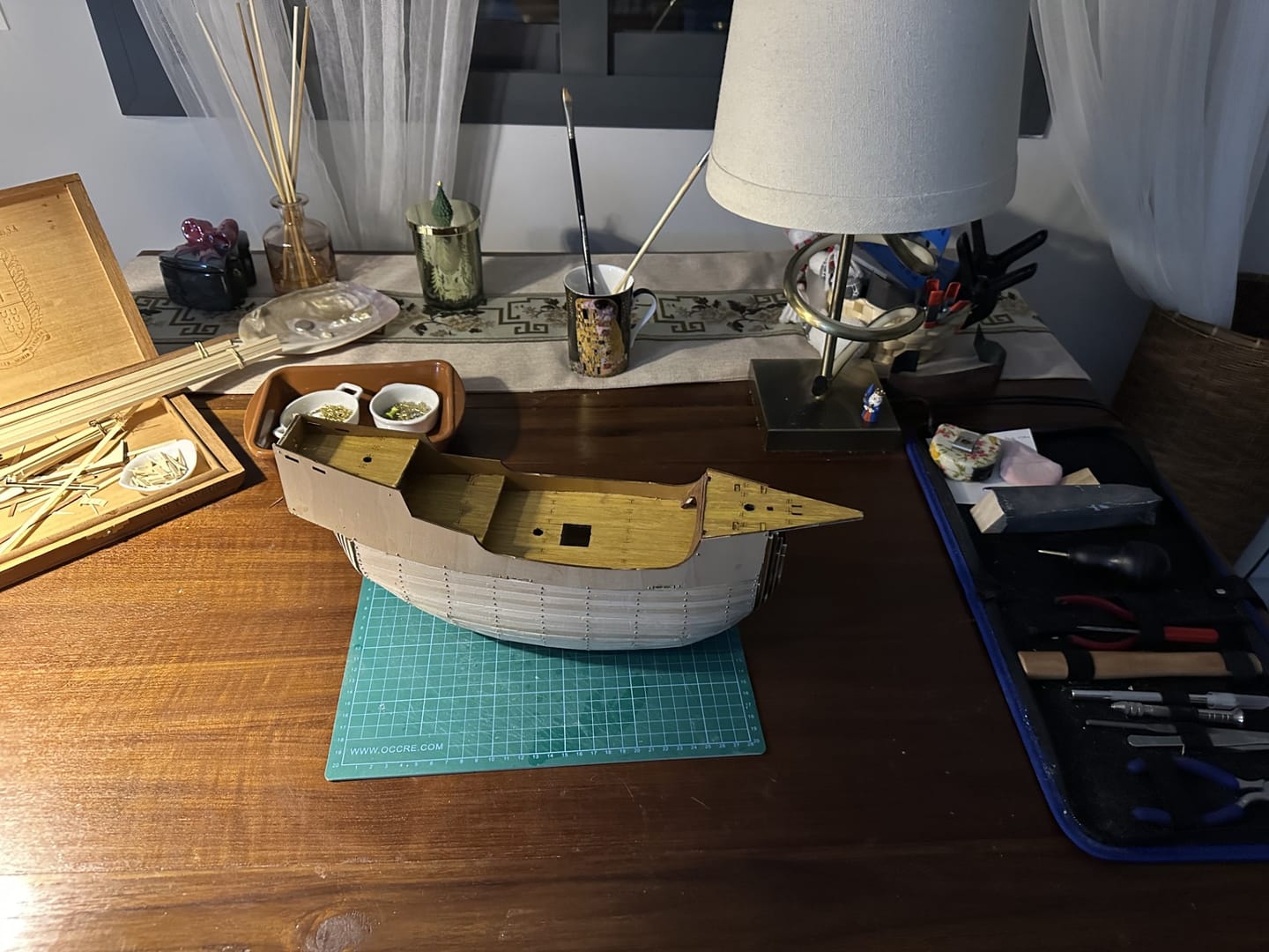Customer photo review of Maqueta Barco Santa María Starter Pack
