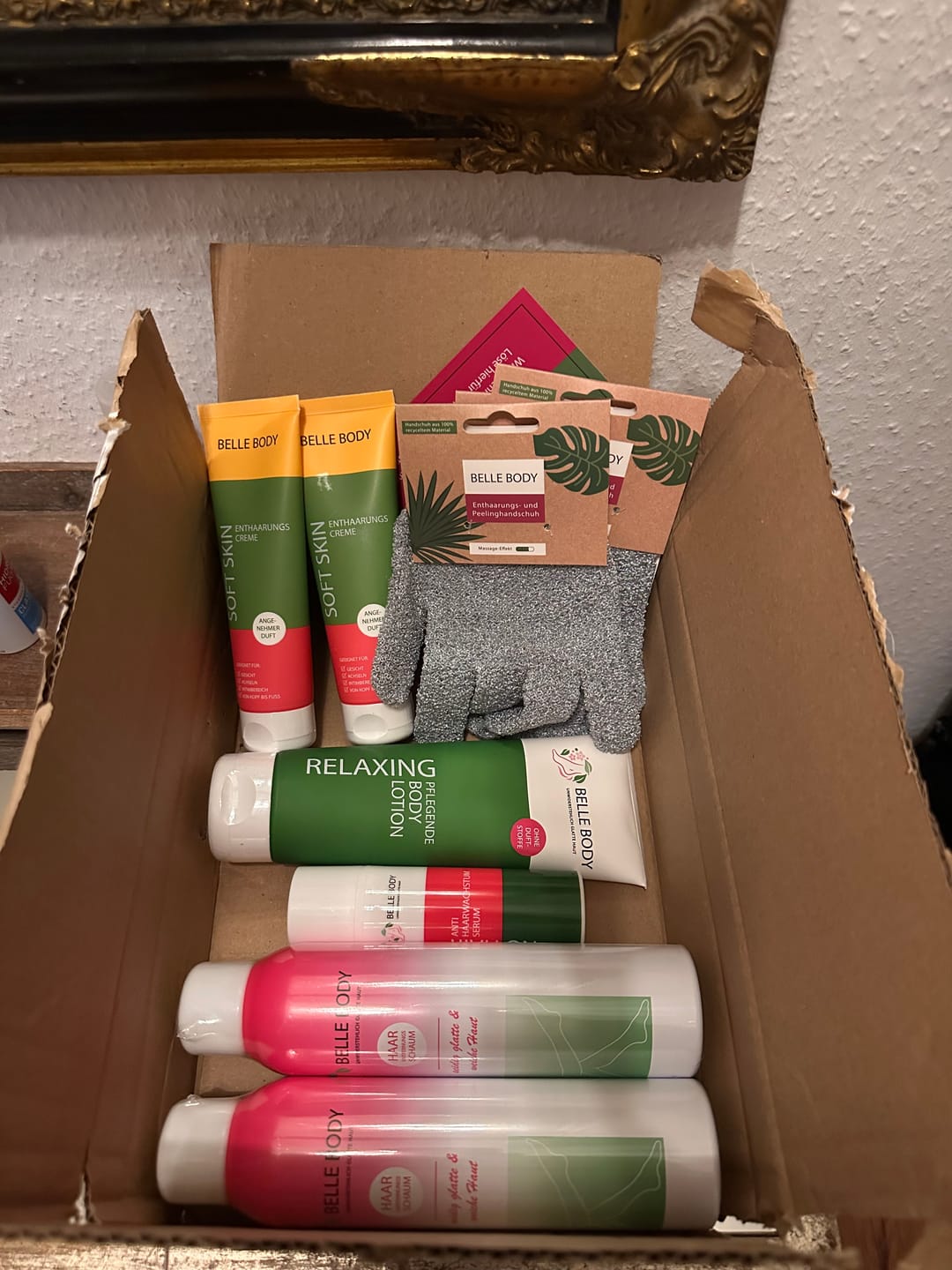 Customer photo review of Haarentfernung Komplett Set