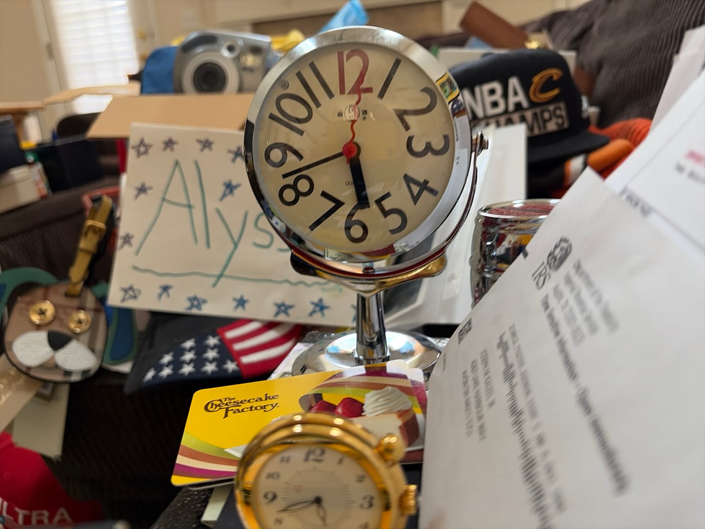 Customer photo review of Orbit Nightlight Alarm Clock