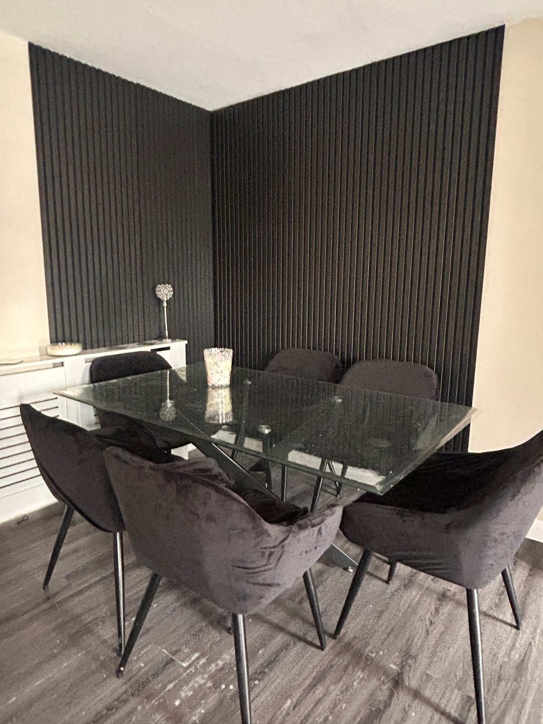 Customer photo review of Premium Acoustic Wall Panels - Black
