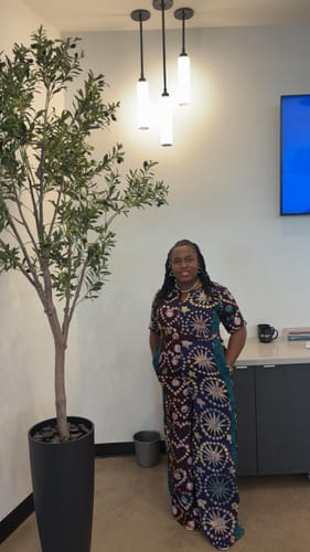 Customer photo review of Arike Luxe Jumpsuit