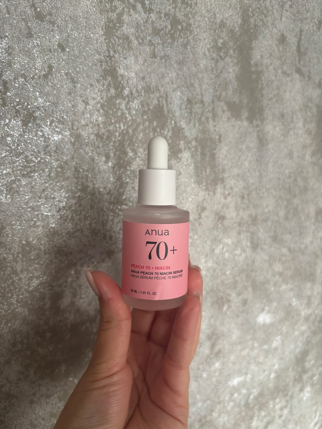 Customer photo review of Serums ar persiku gludai un mirdzošai ādai Anua Peach 70 Niacin Serum