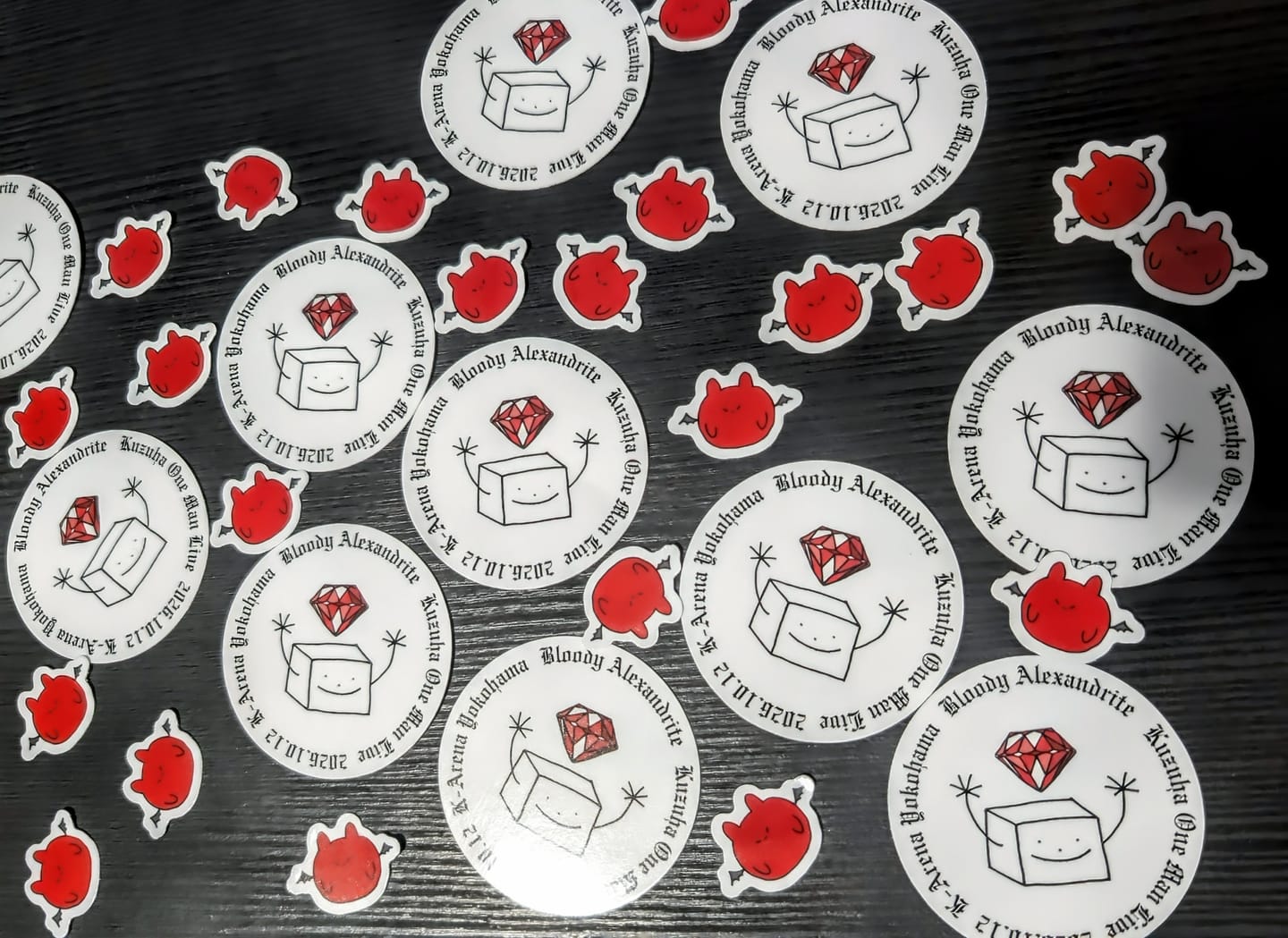 Customer photo review of Circle Stickers