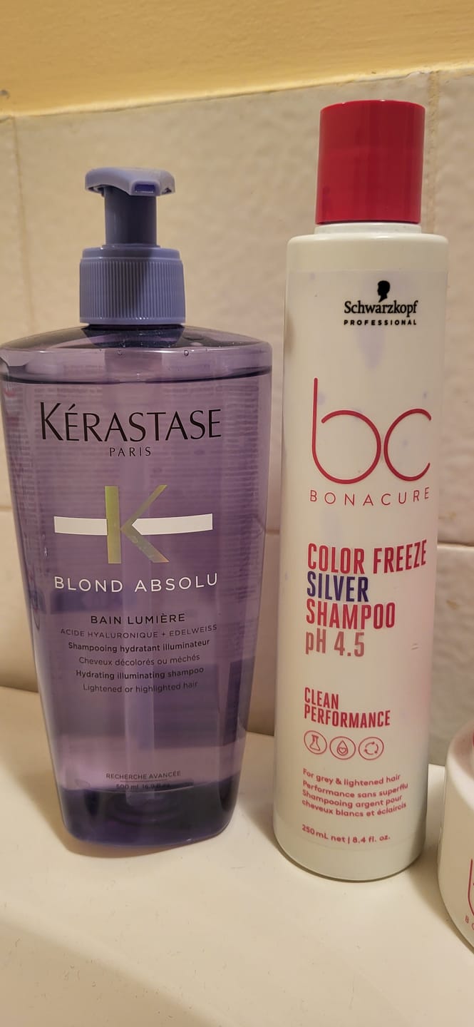 Customer photo review of Duo Bain Lumière & recharge - Blond Absolu - 500ml