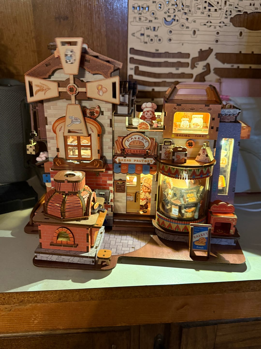 Customer photo review of Bread Workshop 3D Wooden Puzzle
