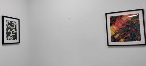 Customer photo review of Multicolor Abstract Composition Painting