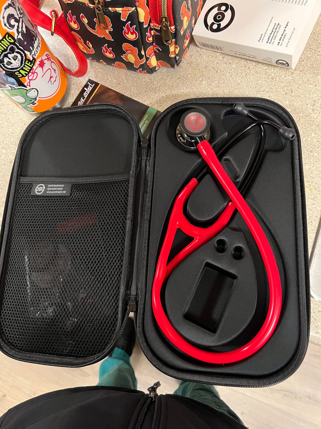 Customer photo review of Pod Technical Cardiopod II Stethoscope Case for all Littmann Stethoscopes - All Black