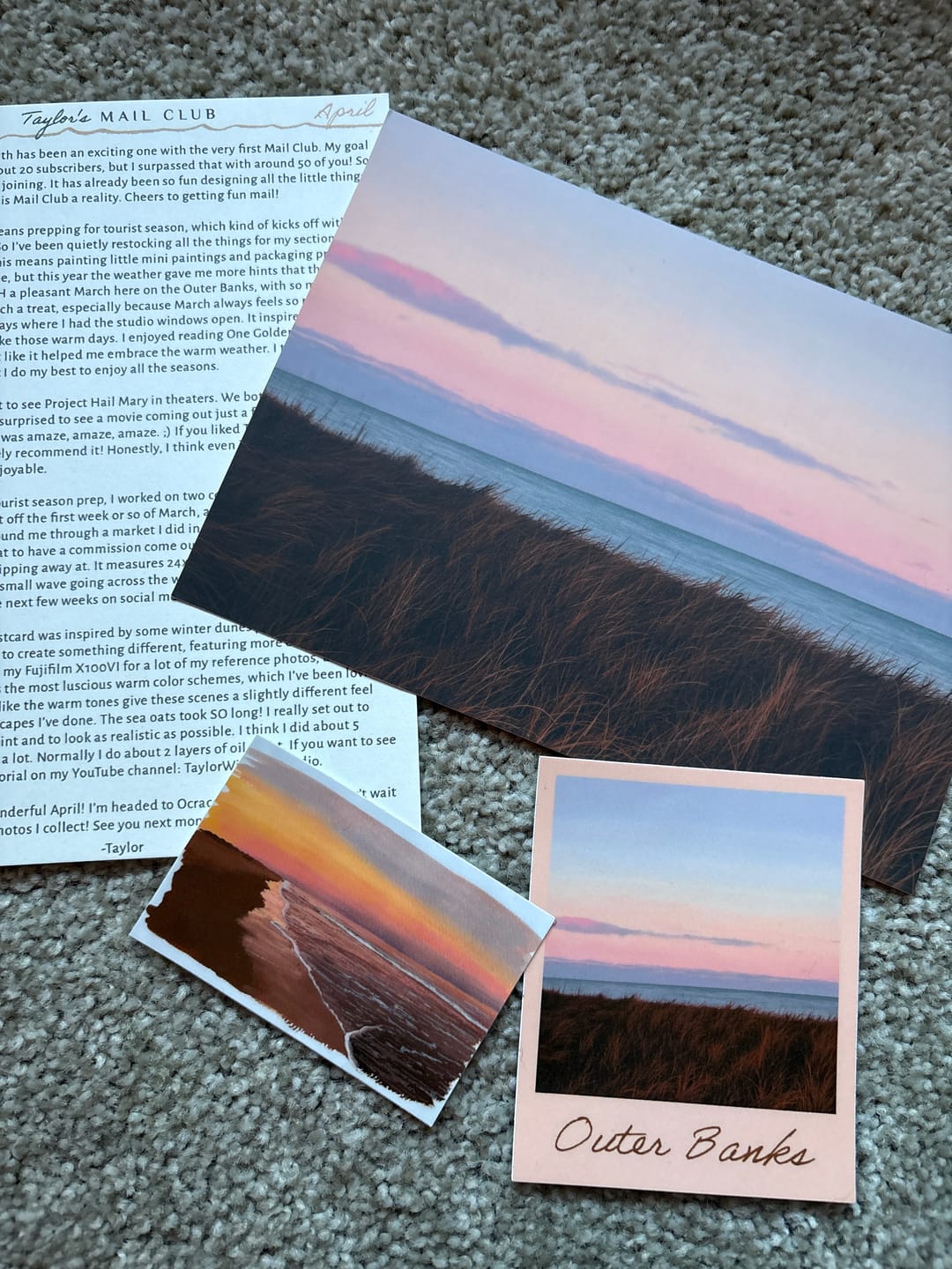 Customer photo review of Taylor's Monthly Mail Club