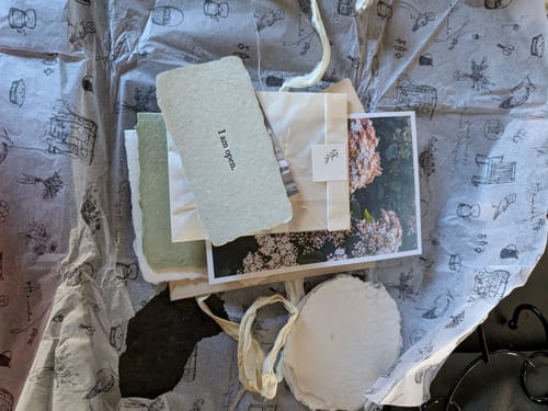 Customer photo review of Monthly Artisan Card Subscription