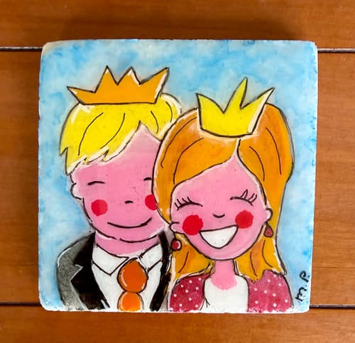 Customer photo review of QR Codes voor de Happy Stone App