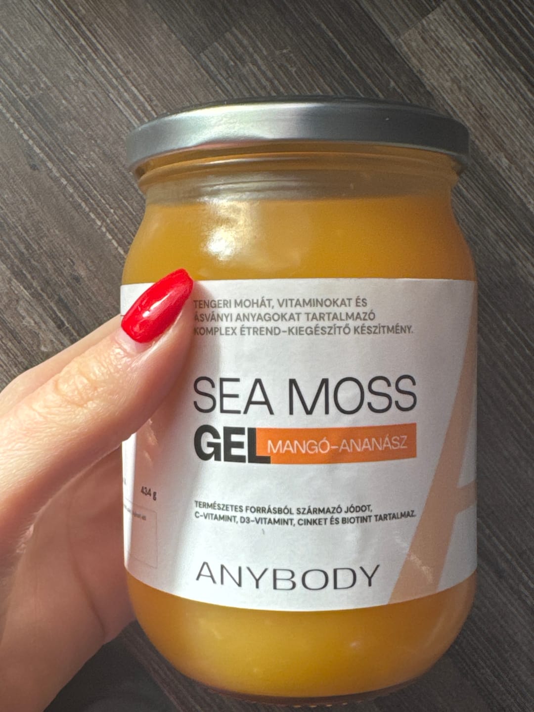 Customer photo review of Anybody Sea Moss Gel - Tengeri Moszat Gél