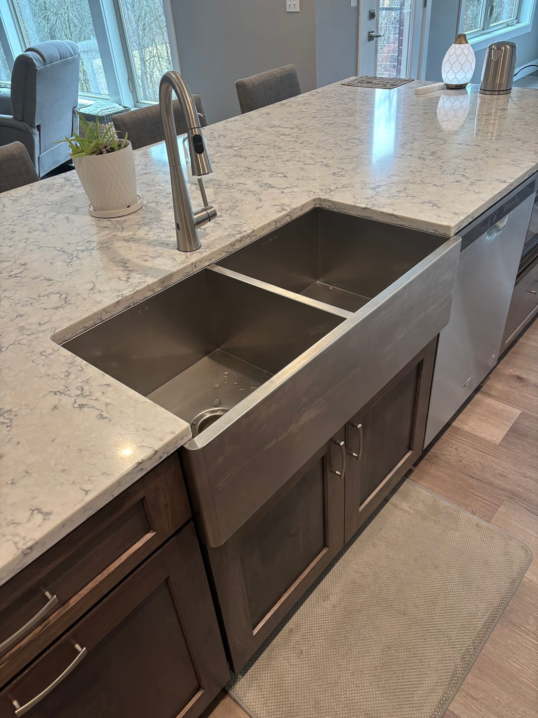 Customer photo review of Custom Farmhouse Sink