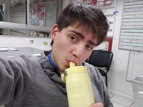 Customer photo review of Botella Térmica Stanley Flip Straw 2,0 Aerolight Pomelo | 710 ml