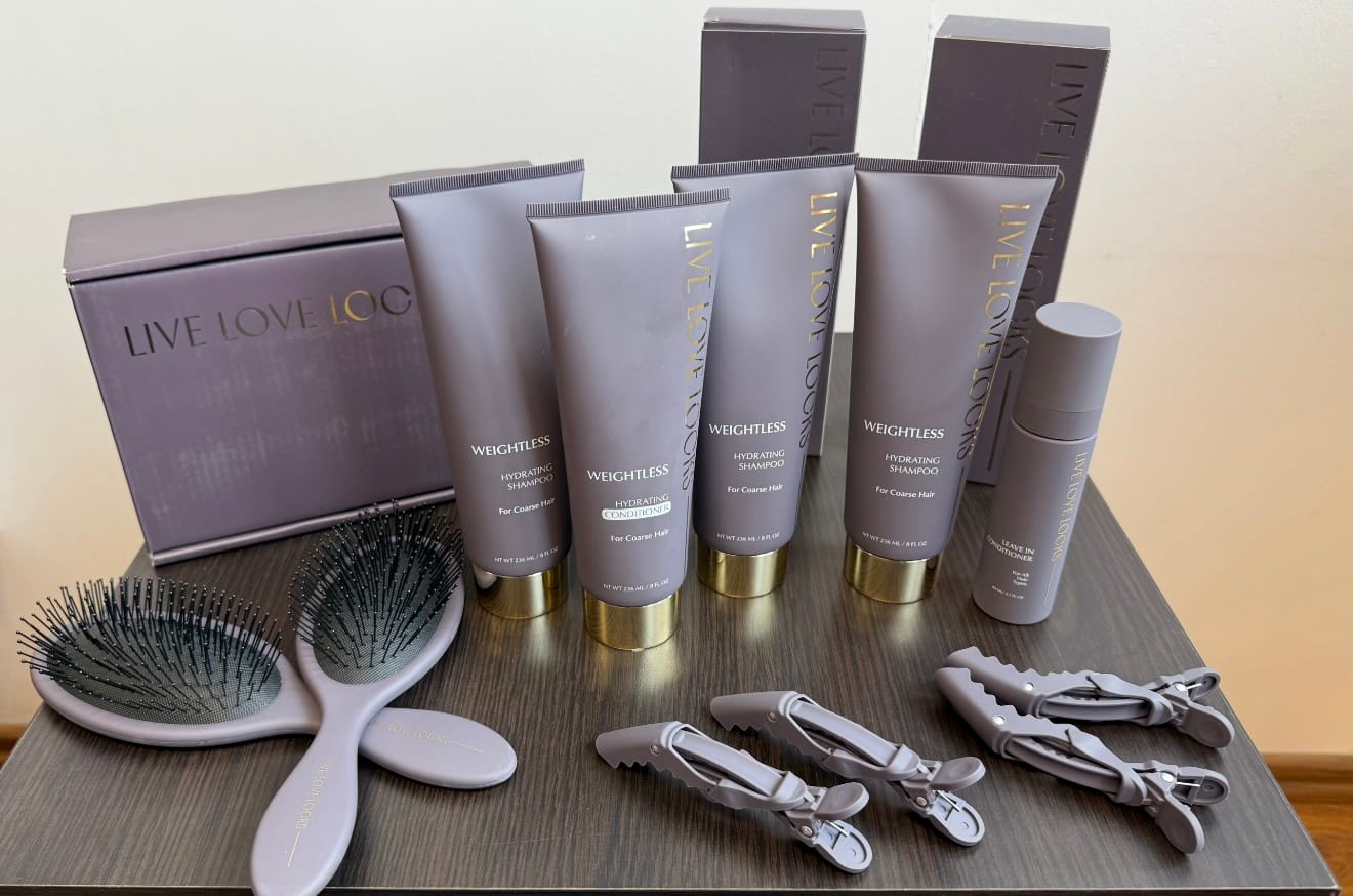 Customer photo review of Weightless Hydrating Shampoo