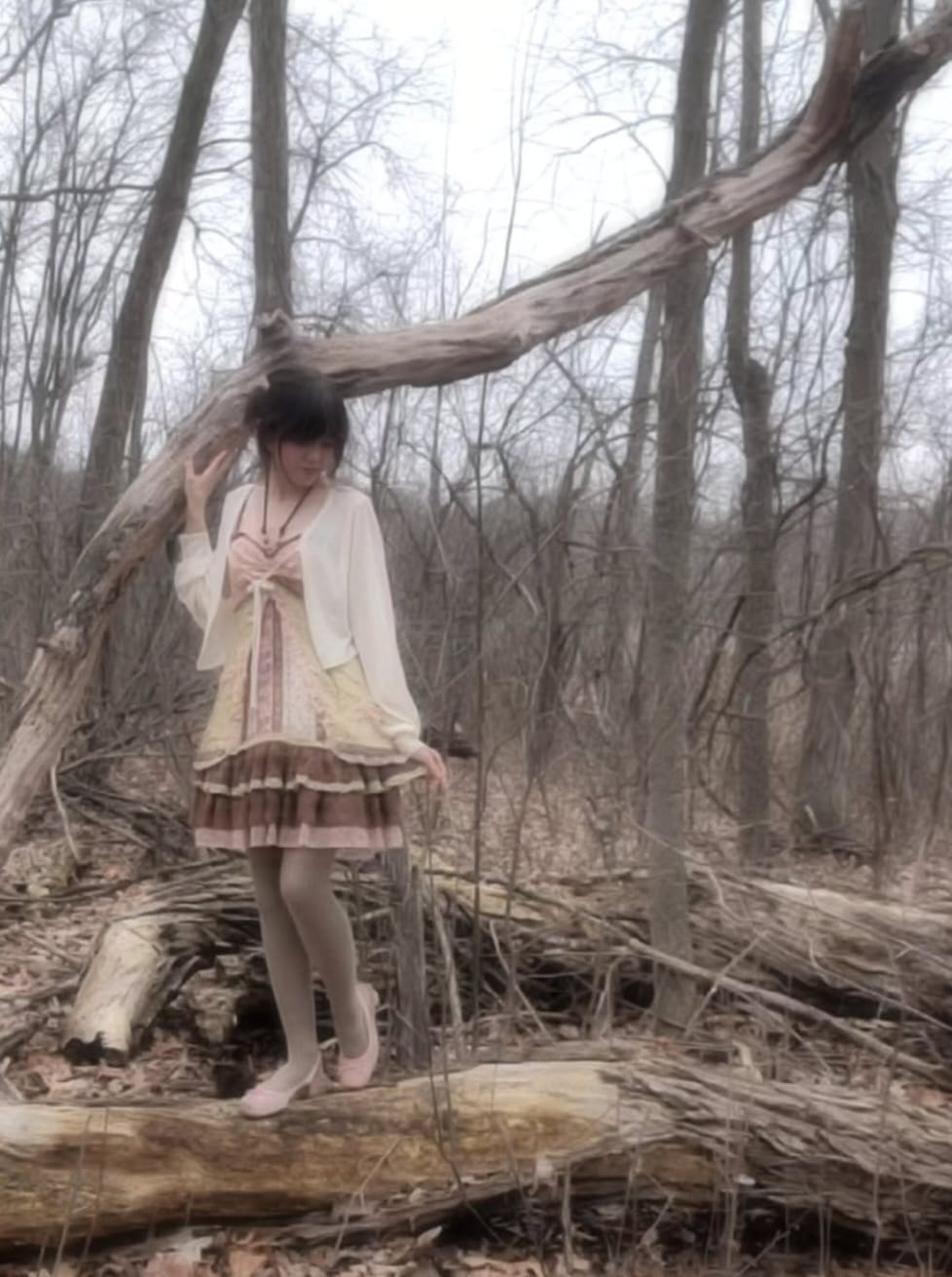 Customer photo review of Rose Island Elf’s Forest Tea Party Fairy Cottage  Dress