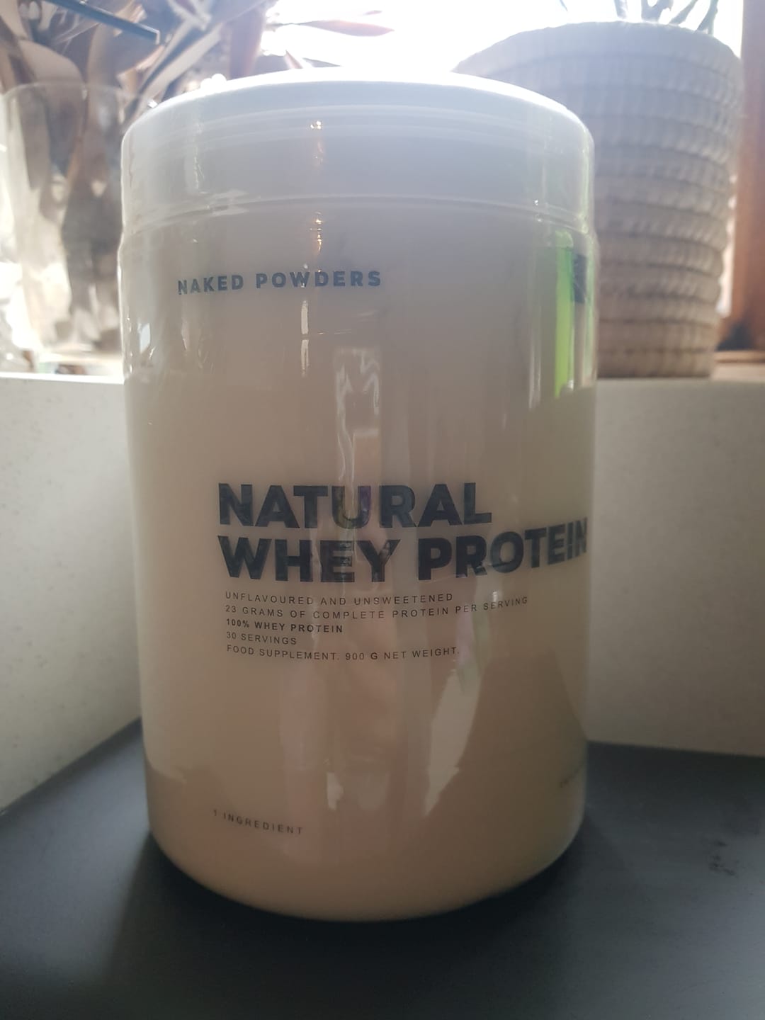 Customer photo review of NAKED NATURAL WHEY PROTEIN  unflavoured - 900g | 30 servings (new)