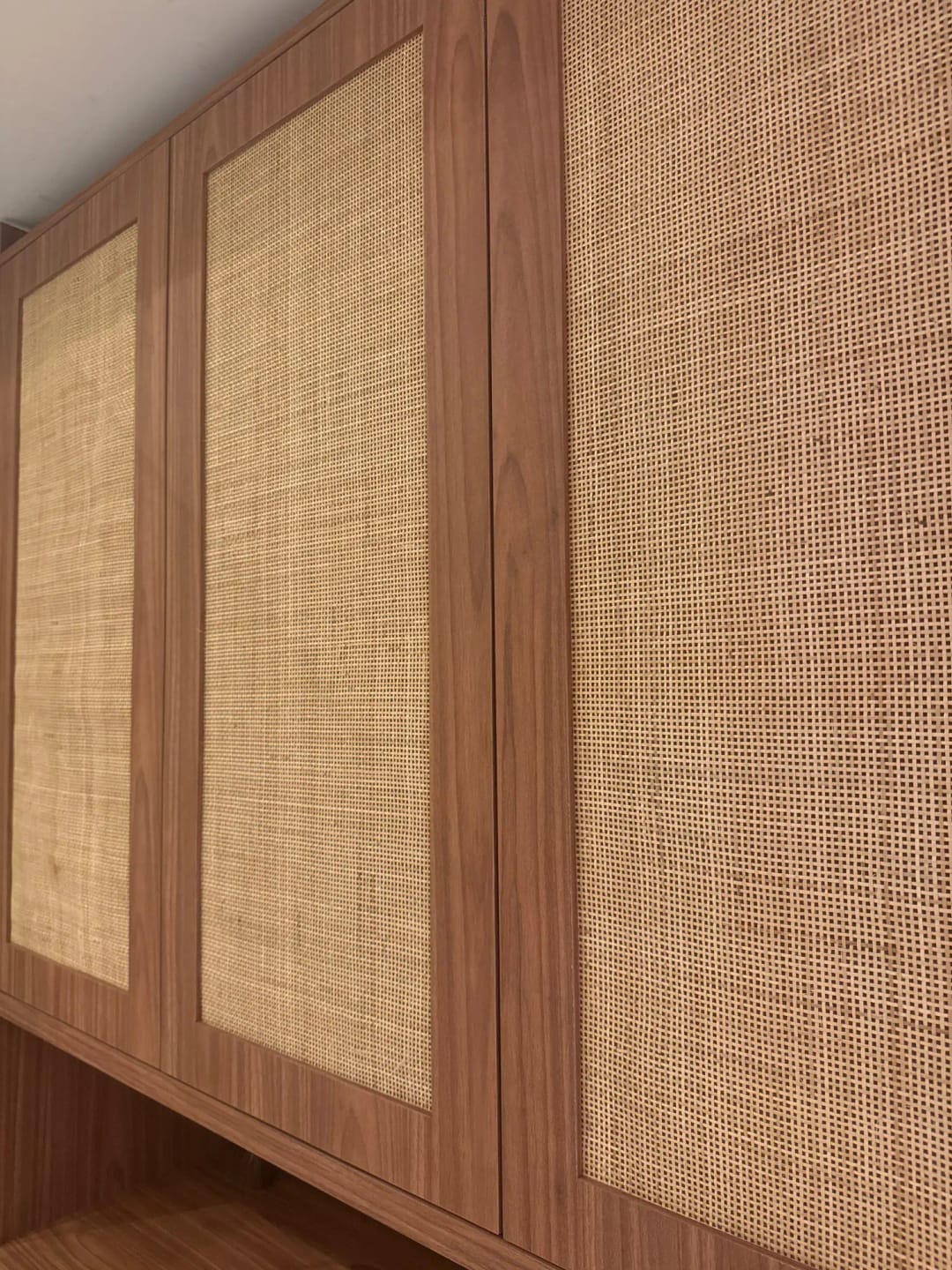 Customer photo review of Cane Webbing 35/40/45/50/60/70/80cm Width Natural Caning Material, Ratan roll Large Size Rattan Webbing for Furniture Chairs