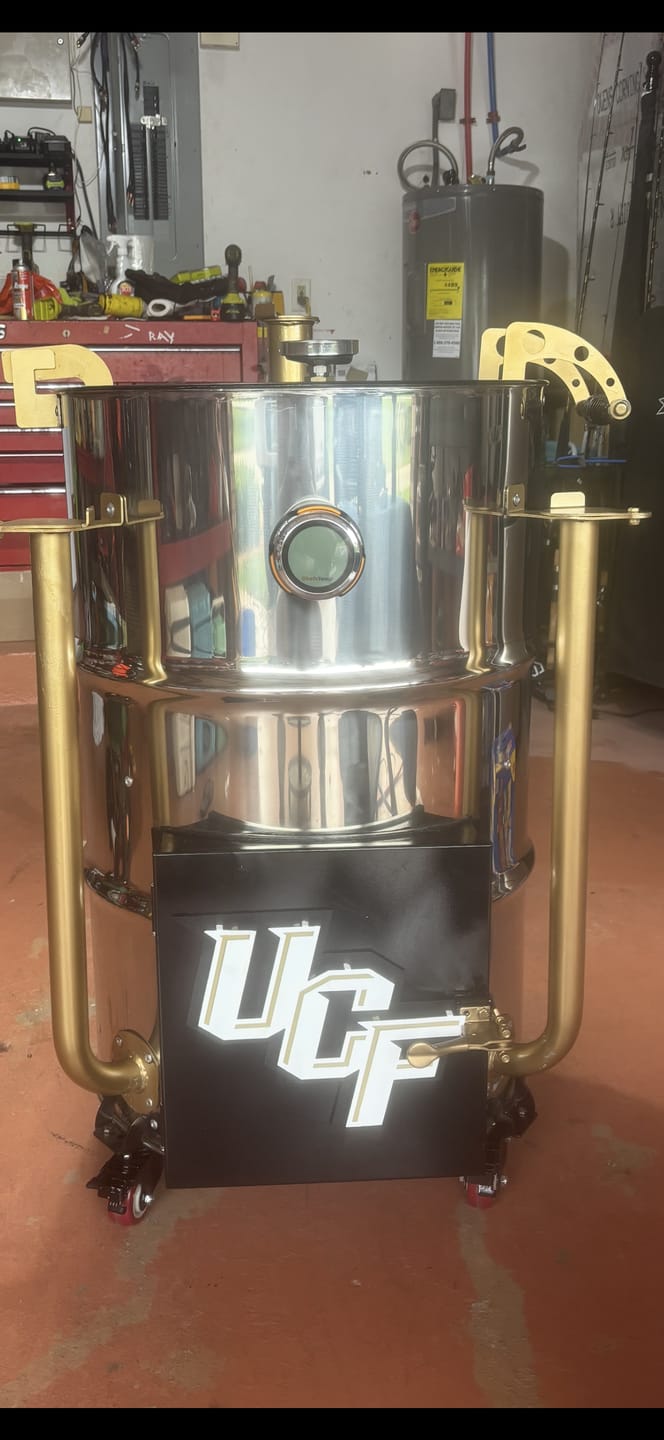 Customer photo review of Central Florida  Knights "UCF" 3D Metal Wall Art