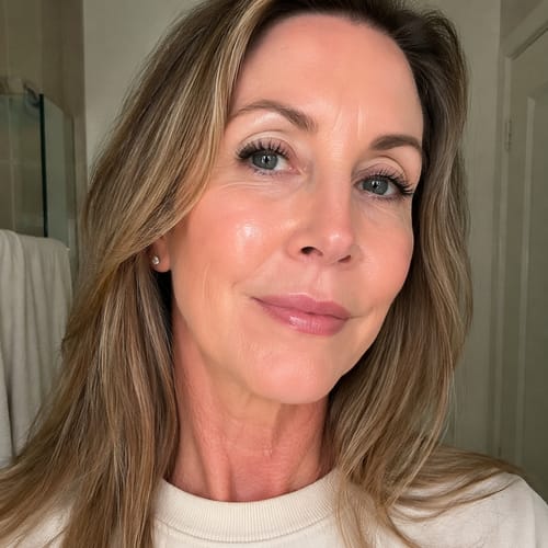 Customer photo review of Vitamin C Serum + Sculpting Serum