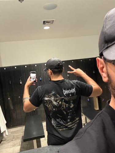 Customer photo review of [Limited Edition] 'Pwr Rangers: Mighty Morphin Green Ranger' Heavyweight T-Shirt