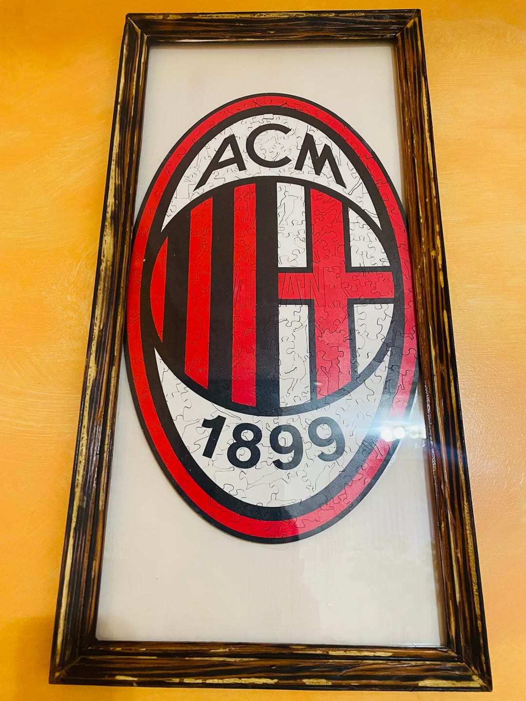 Customer photo review of Arsenal FC® Crest - Wooden Puzzle