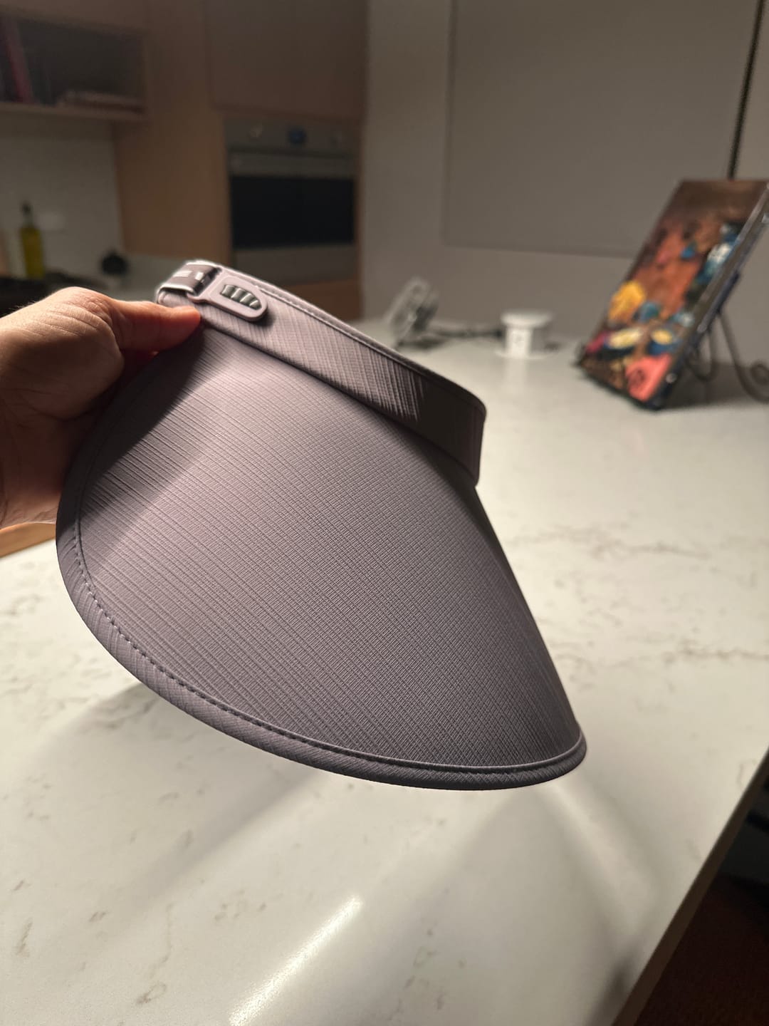Customer photo review of Women's Ultra Wide Brim Bonnet-Style Visor UPF100+ BM563