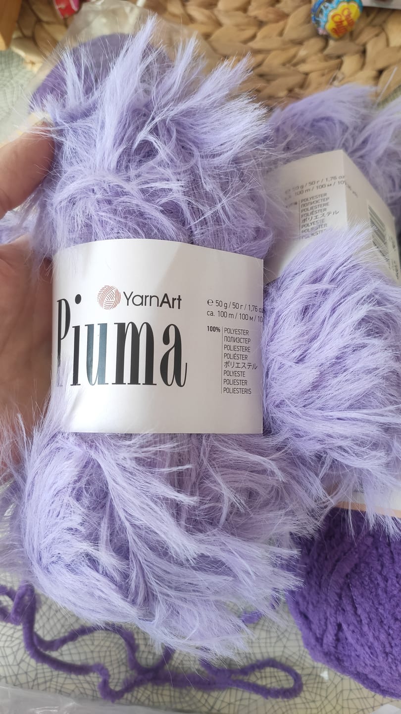 Customer photo review of YarnArt Piuma