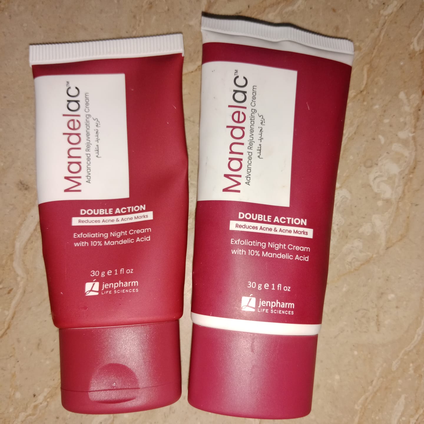 Customer photo review of MandelAC Cream