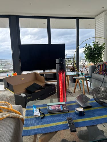Customer photo review of Indoor & Outdoor Infrared Heater