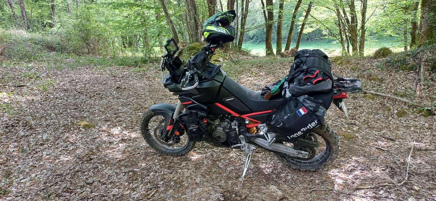 Customer photo review of ADVBags 70 – Rackless Saddle Bags