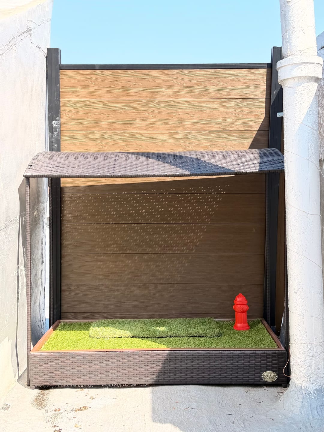 Customer photo review of Porch Potty STANDARD