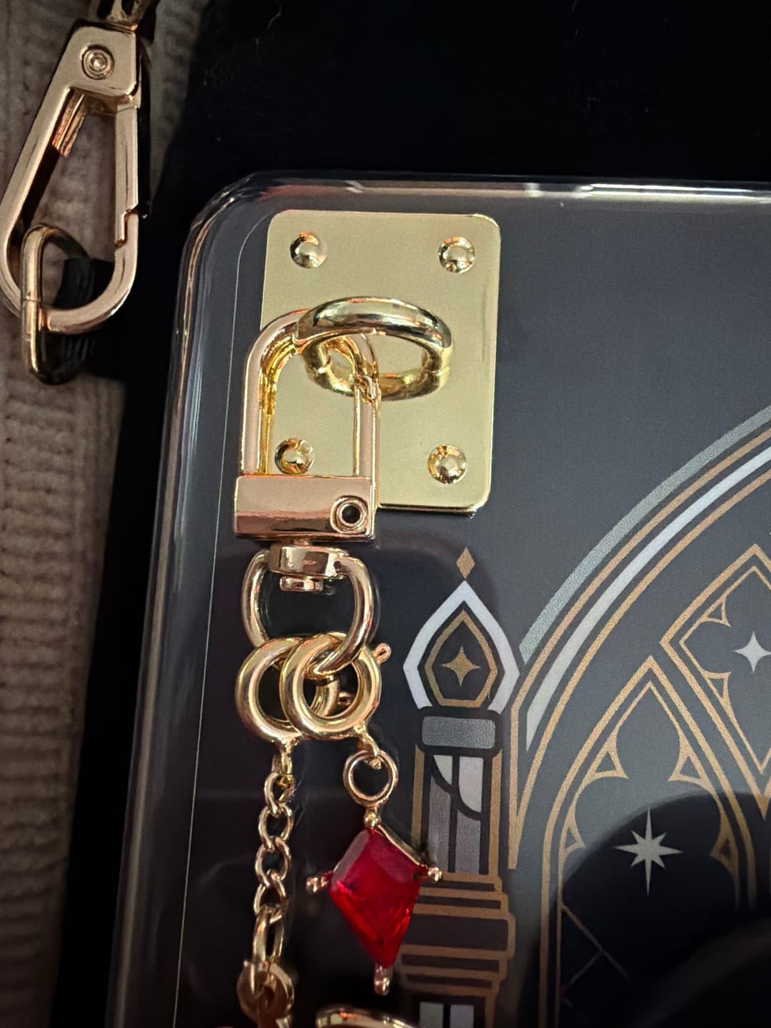 Customer photo review of Rectangle Charm Anchor - Gold