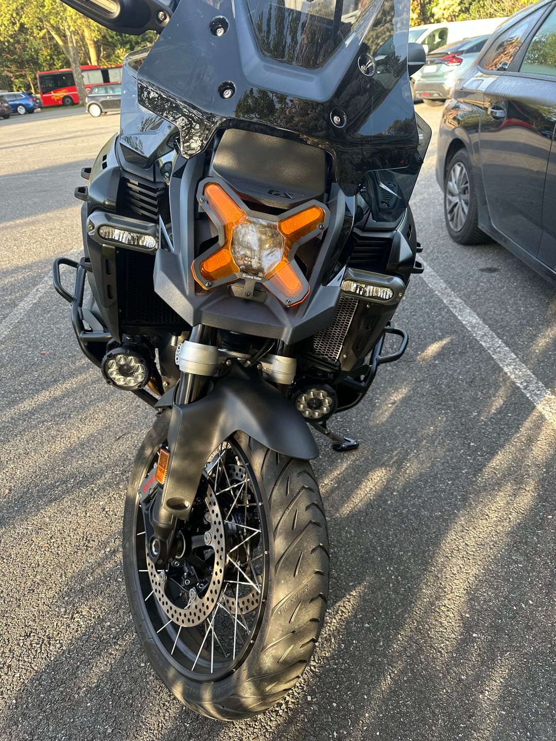 Customer photo review of Headlight Guard Kit for BMW R1300GS / R1300GS Adventure