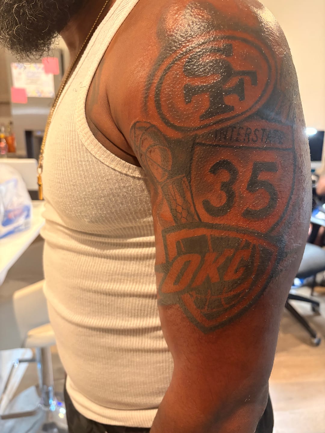 Customer photo review of Painless Tattoo 5 Pack