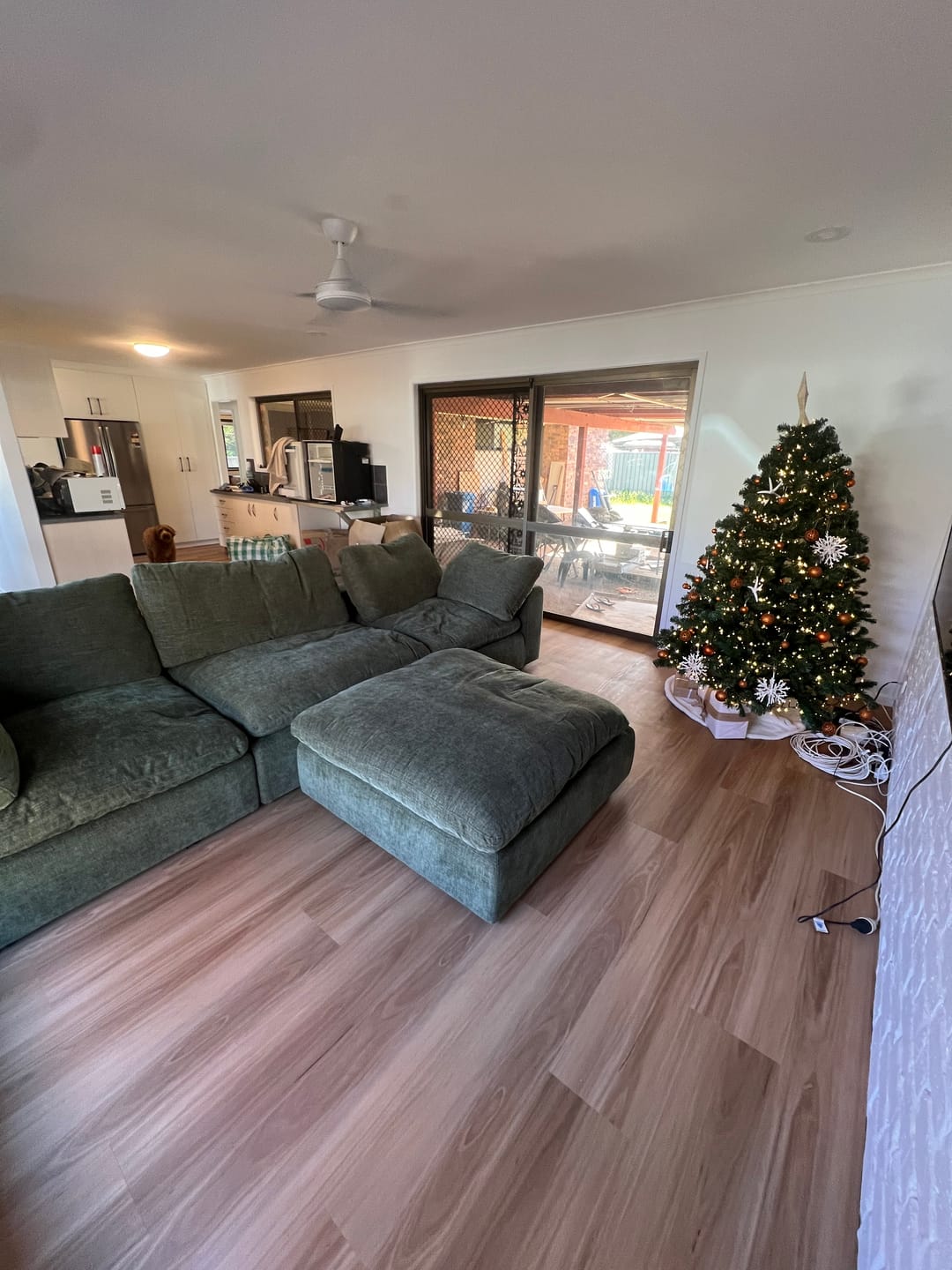 Customer photo review of Cloud Classic | 4-Piece Modular Sofa (Includes Ottoman)/Chaise