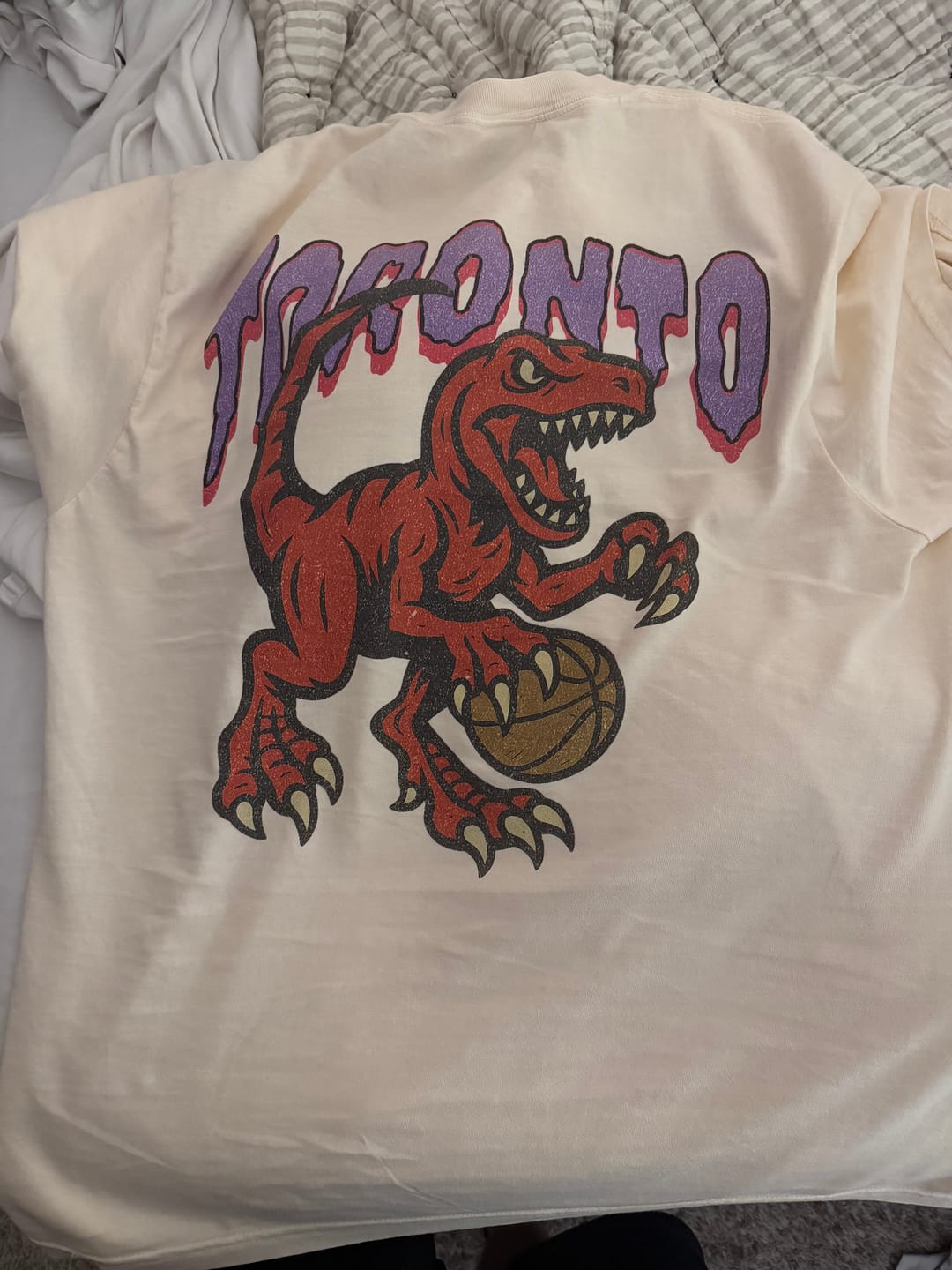 Customer photo review of Toronto Basketball T-Shirt