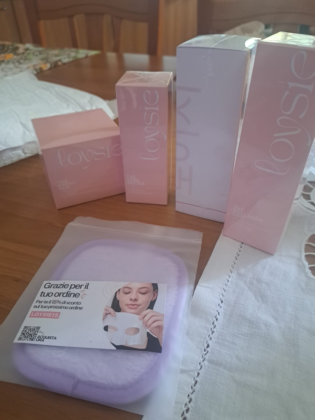 Customer photo review of Il Kit Essenziale | Skincare Completa