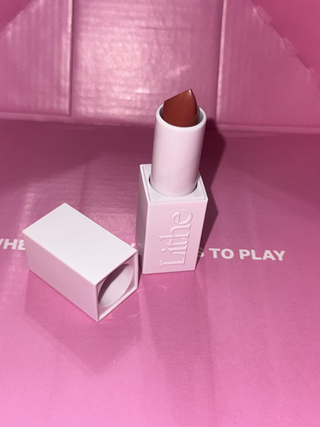 Customer photo review of Nourish & Glow Lipsticks