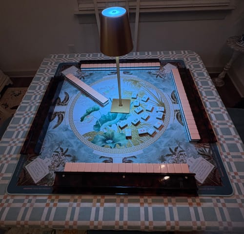 Customer photo review of Tortoiseshell Mahjong Racks