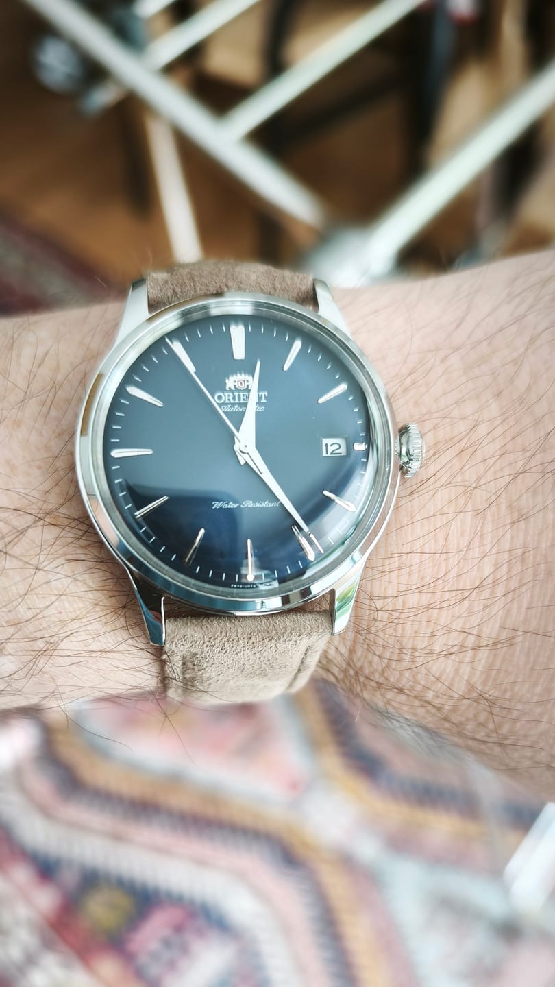 Customer photo review of Reloj Orient Automatic RA-AC0M12L Bambino Azul 38.4mm