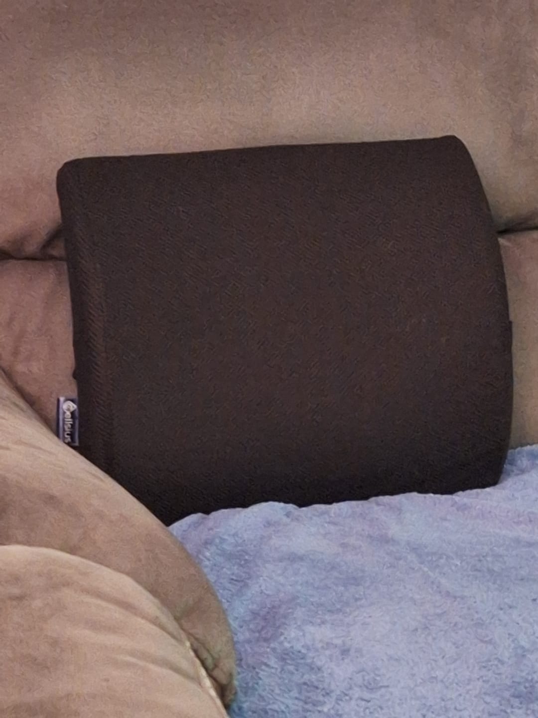Customer photo review of Coussin Orthopédique Dossier Cellsius - Soulage les douleurs lombaires et dorsales