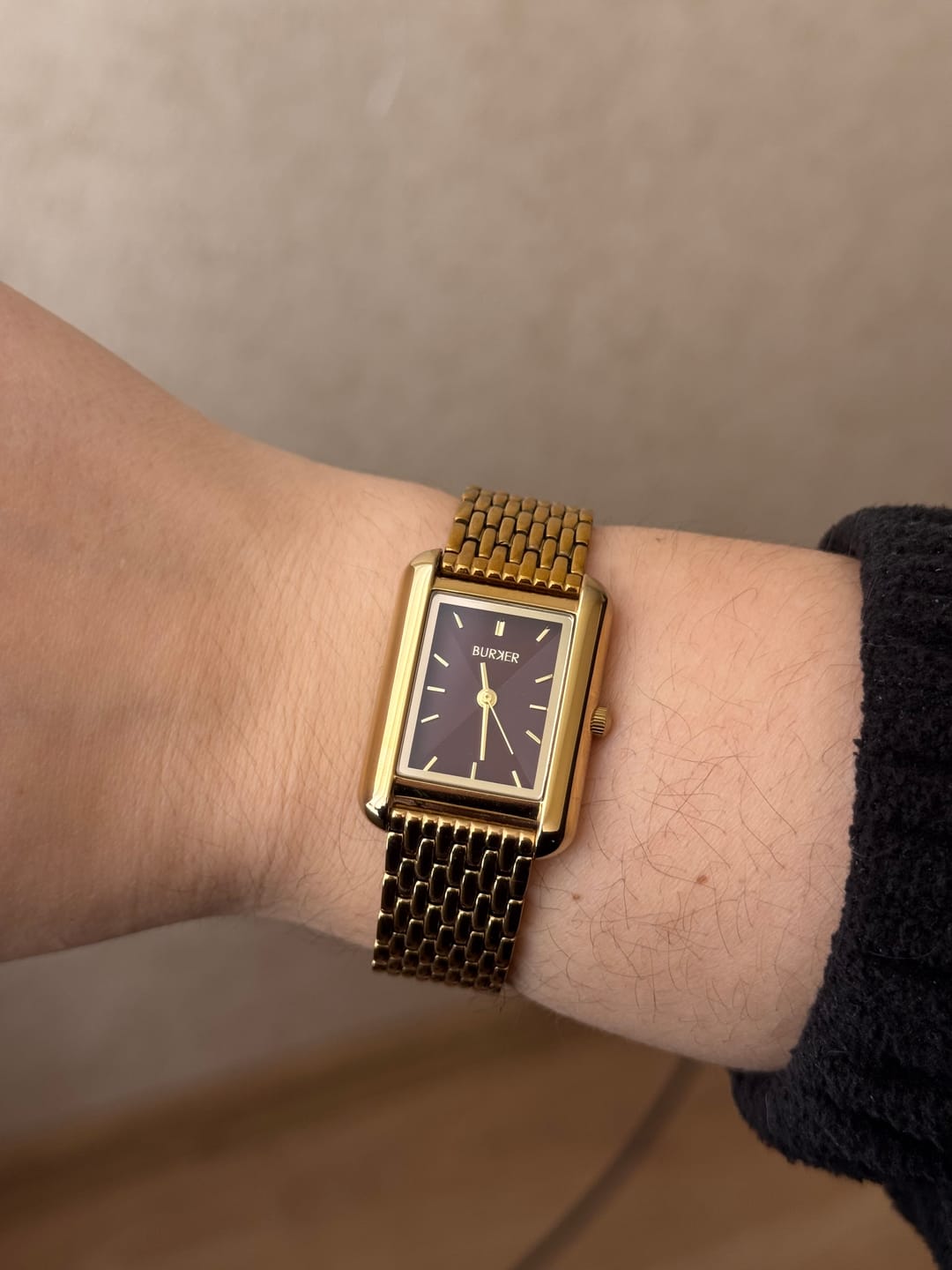 Customer photo review of Olivia Gold Burgundy