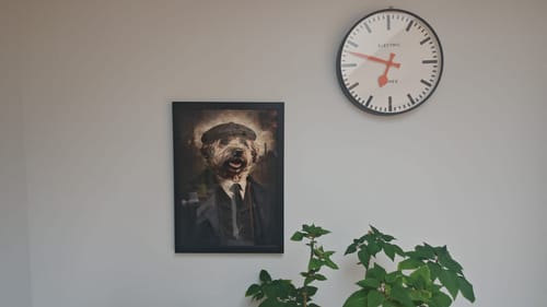 Customer photo review of The Gangster - Custom Pet Portrait