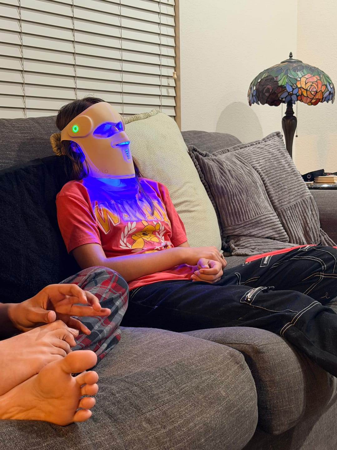 Customer photo review of Hatch Halo™ Dermatologist Grade 3-in-1 Light Therapy Mask