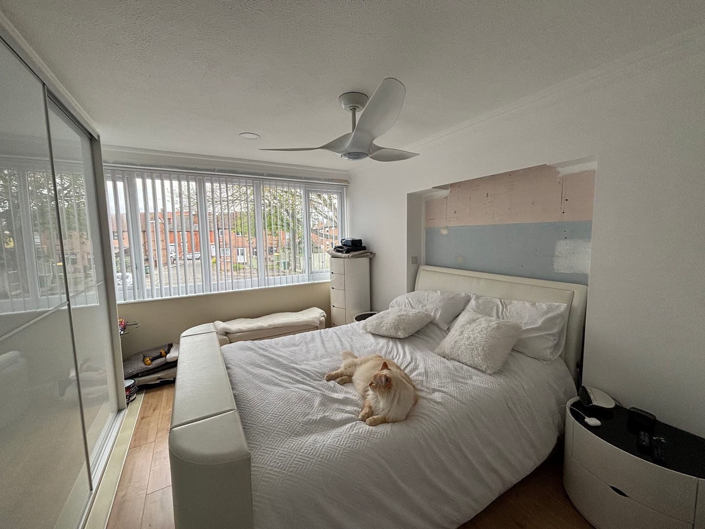 Customer photo review of Premium Acoustic Wall Panels - Light Grey